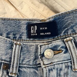 GAP Men / Women Boyfriend Jeans - Light Blue Denim